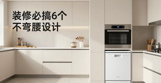 装修必搞6个不弯腰设计 护腰省心提升居家幸福感(图1)