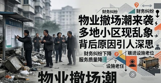 物业撤场潮来袭，多地小区现乱象，背后原因引人深思(图1)