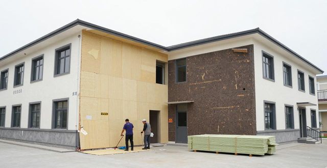 养老院整改可燃彩钢板房，负责人输液赶拆，材质价差近4倍(图1)