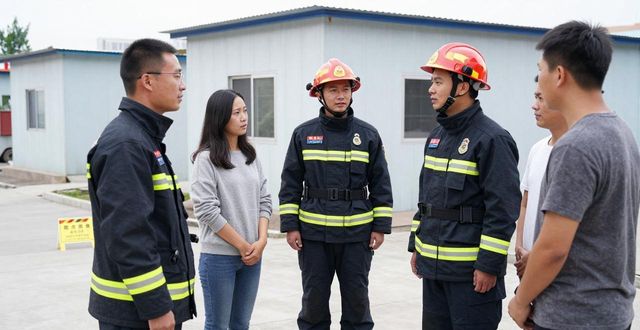 黔西消防局劝说不合格彩钢板房群众搬出(图1)
