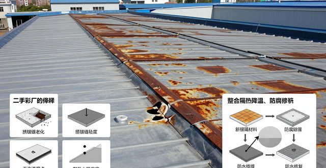 二手彩钢厂房1500-2000平 屋顶隔热降温方案(图1)
