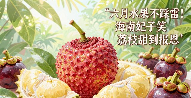 六月水果不踩雷!海南妃子笑荔枝甜到报恩(图1)