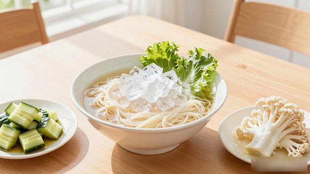 夏天没胃口？来碗带冰碴的东北大冷面，酸甜冰爽瞬间开胃(图1)
