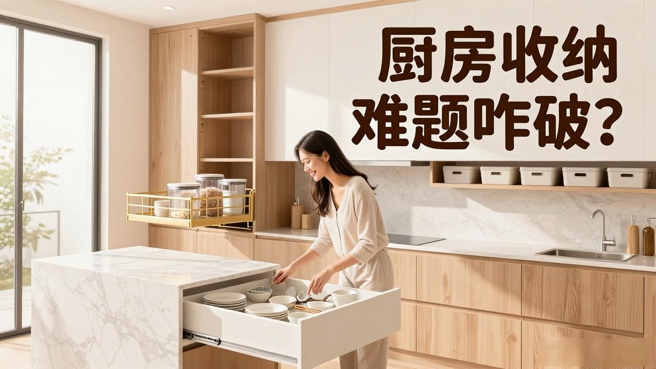 厨房收纳难题咋破?这些利用隐藏空间的思路快收藏(图1)