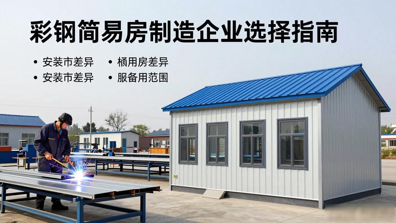 彩钢简易房制造企业咋选？一文帮你理清思路！含农村门面造型图(图1)
