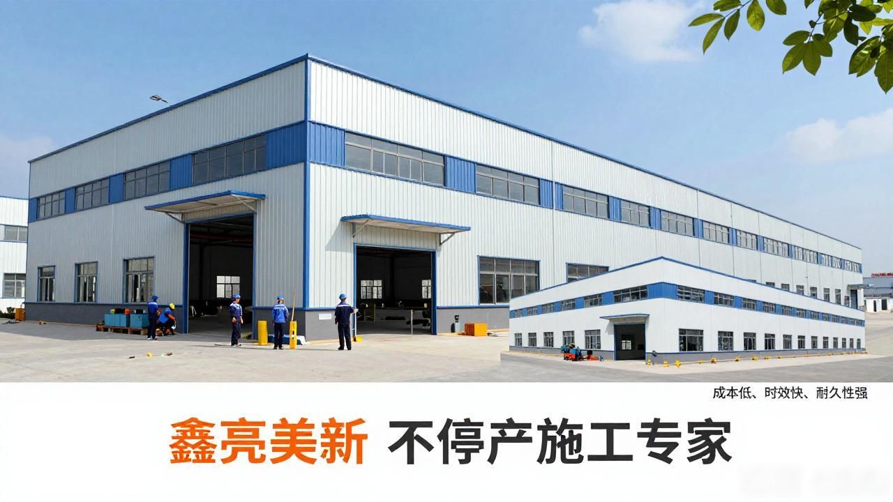 二手彩钢厂房1500-2000平 翻新省钱方案(图1)