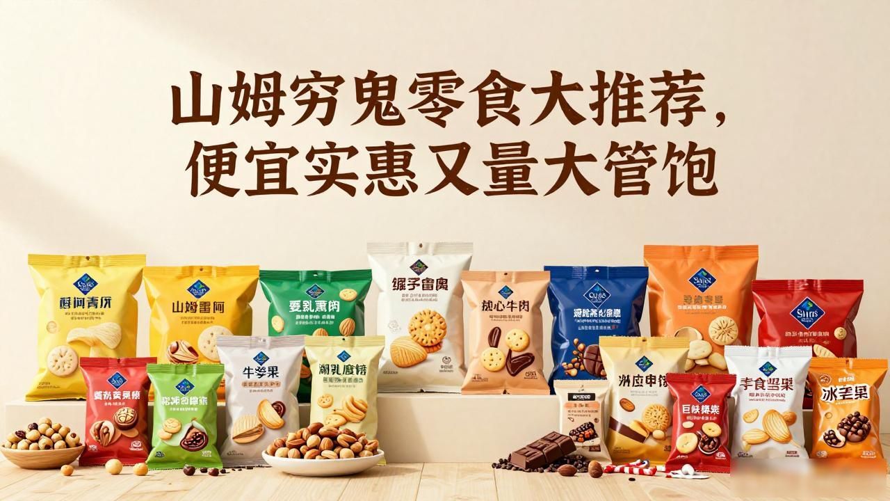 山姆穷鬼零食大推荐，便宜实惠又量大管饱(图1)