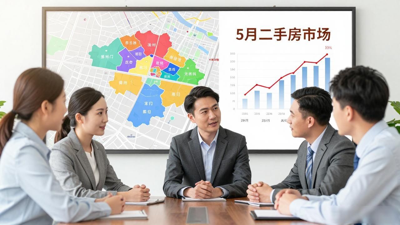 5月核心城市二手房市场成绩亮眼,热度持续涨幅扩大(图1)