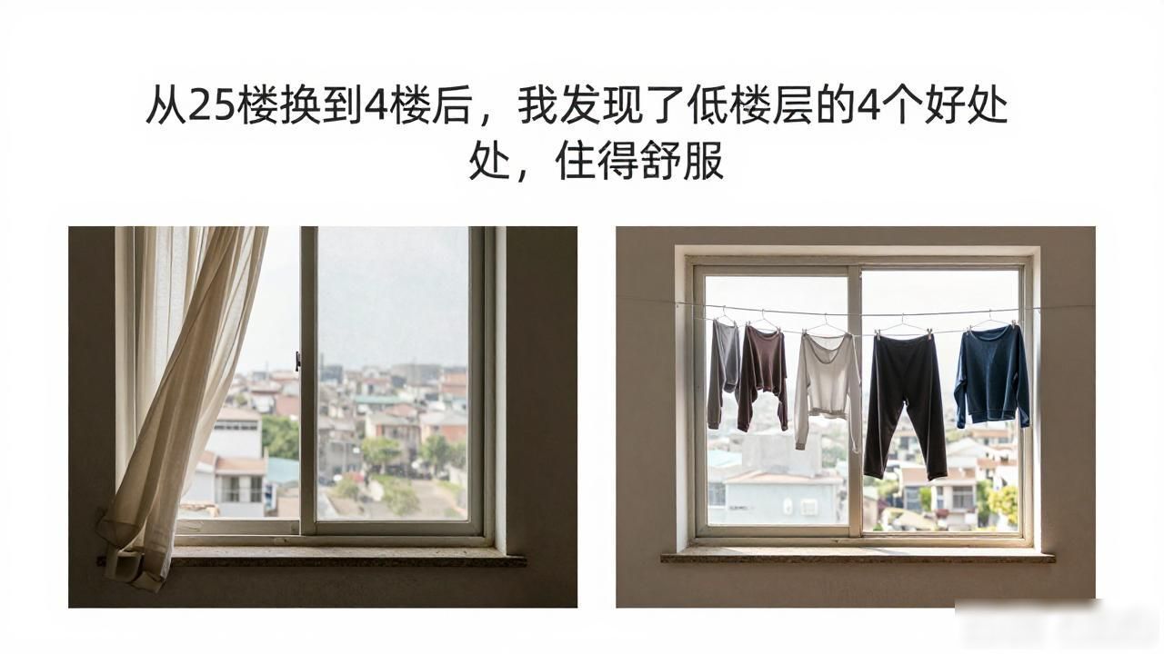 从25楼换到4楼后，我发现了低楼层的4个好处，住得真舒服(图1)
