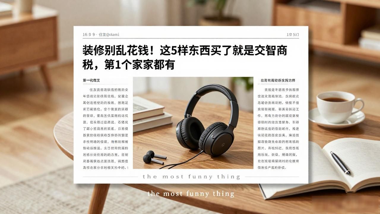 装修别乱花钱！这5样东西买了就是交智商税，第1个家家都有(图1)