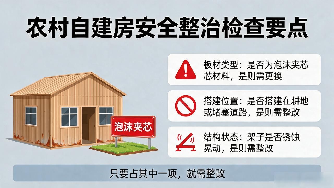 岩棉板彩钢房报价多少?农村自建房安全整治这样才合规(图1)