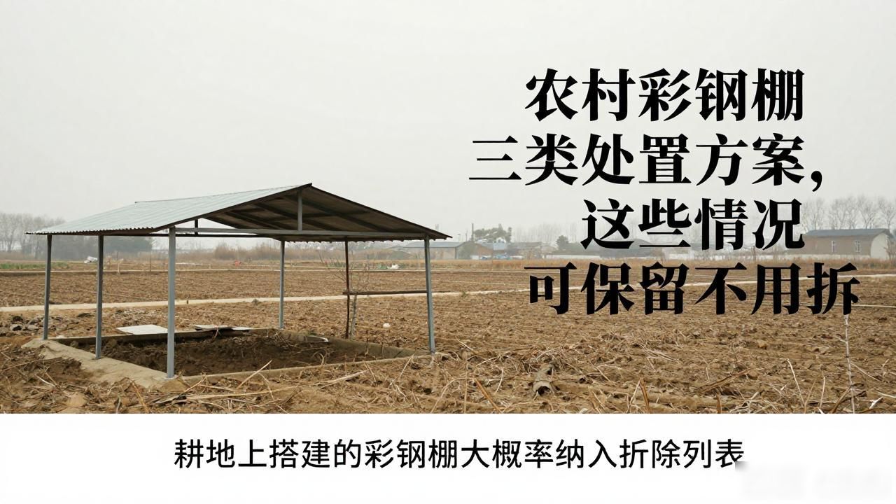农村彩钢棚三类处置方案,这些情况可保留不用拆(图1)