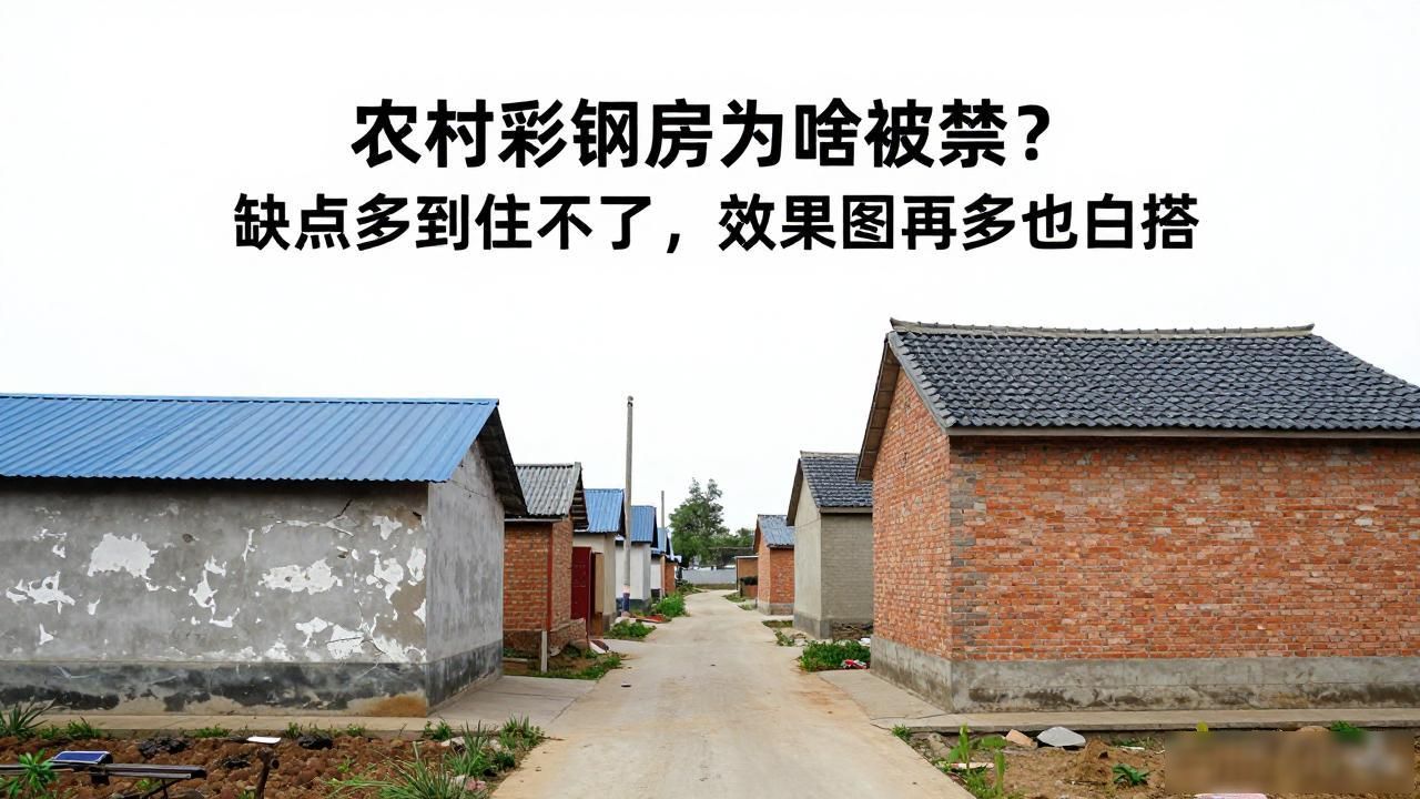 农村彩钢房为啥被禁?缺点多到住不了,效果图再多也白搭(图1)