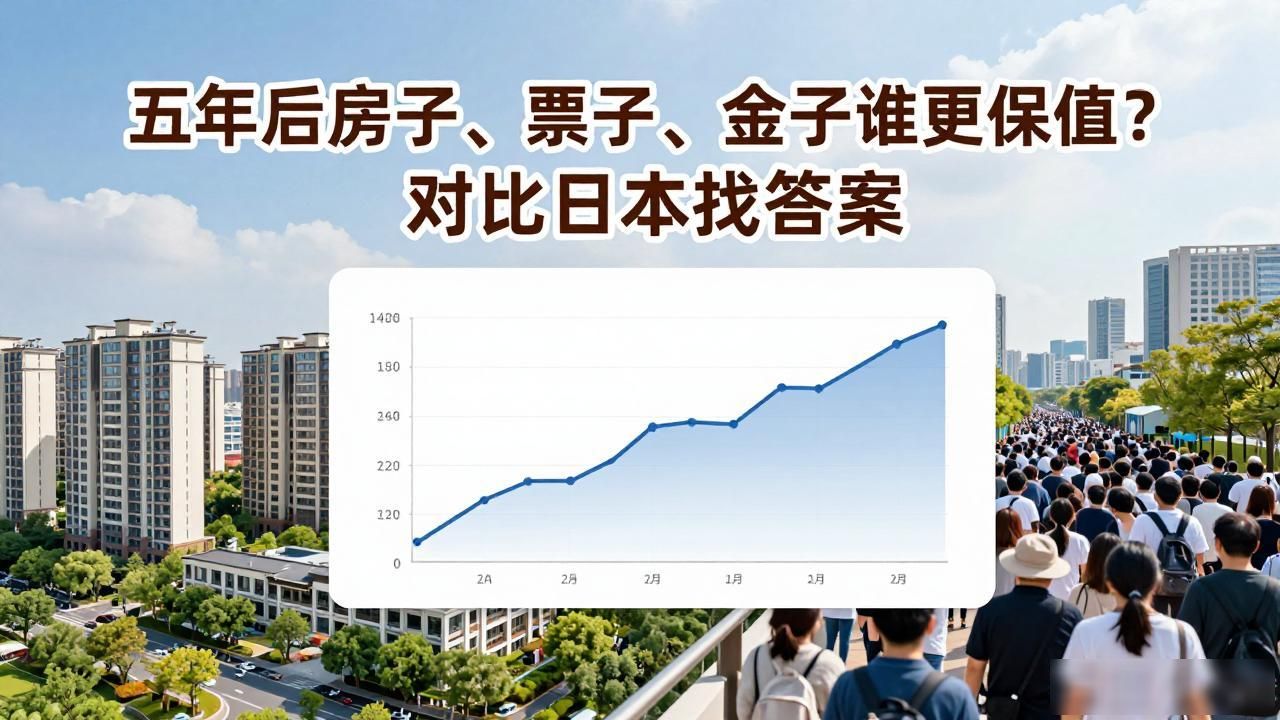 五年后房子、票子、金子谁更保值?对比日本找答案(图1)