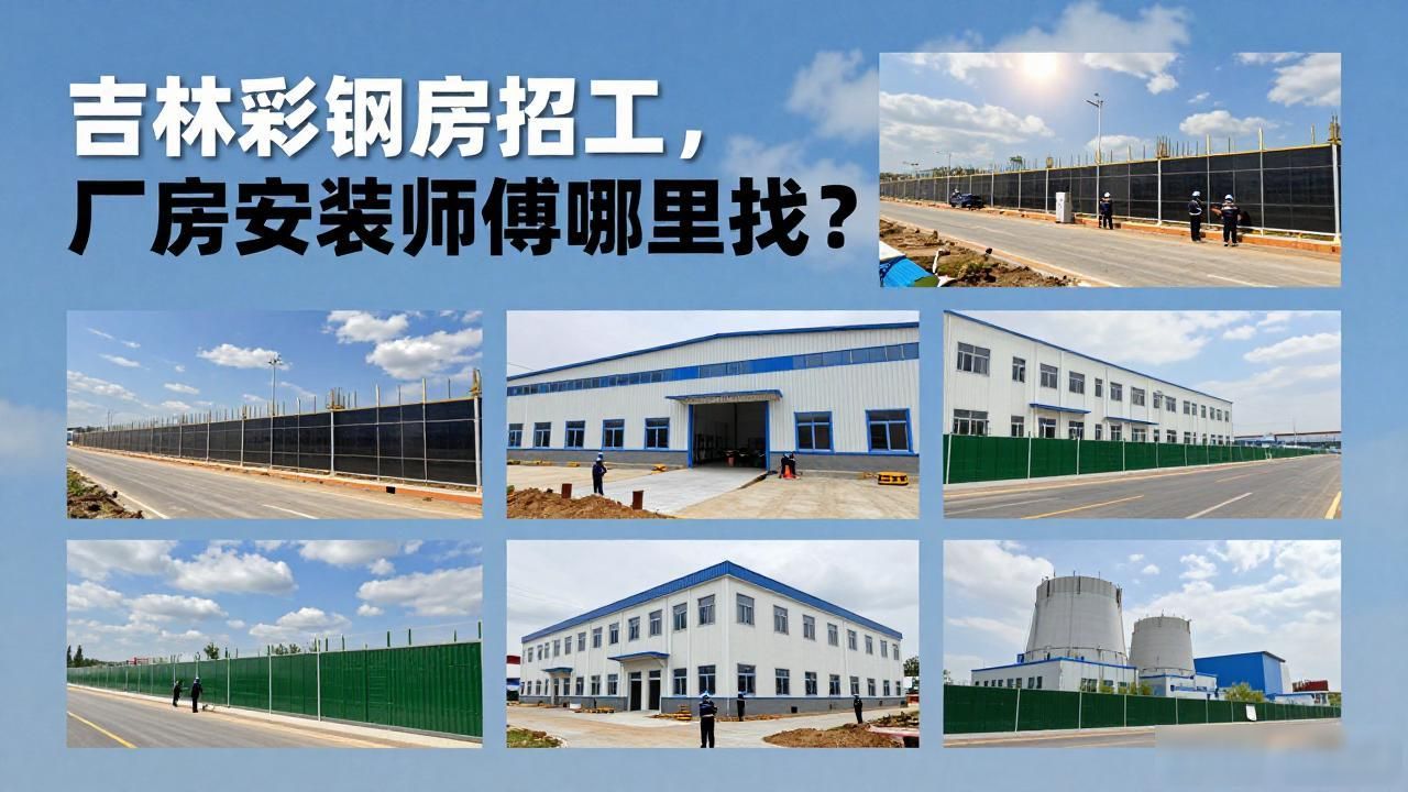 吉林彩钢房招工,厂房安装师傅哪里找?(图1)