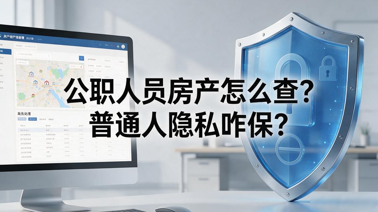 公职人员房产怎么查？普通人隐私咋保？(图1)