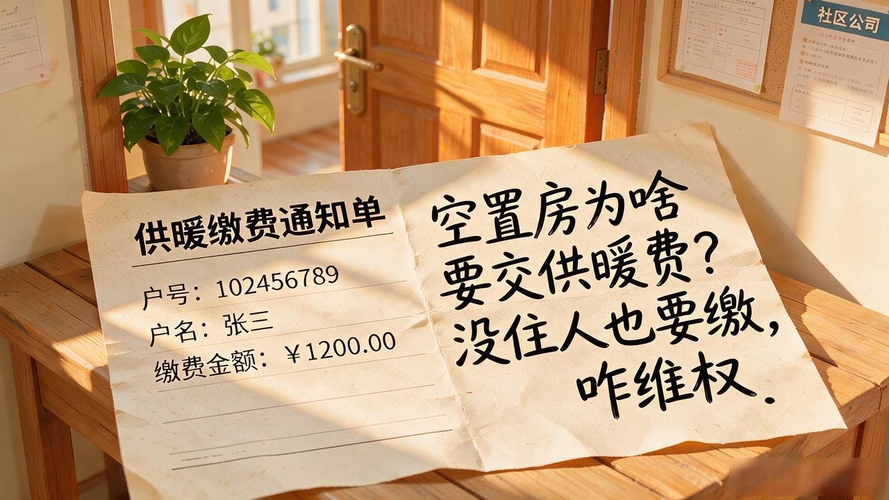 空置房为啥要交供暖费?没住人也要缴,咋维权(图1)
