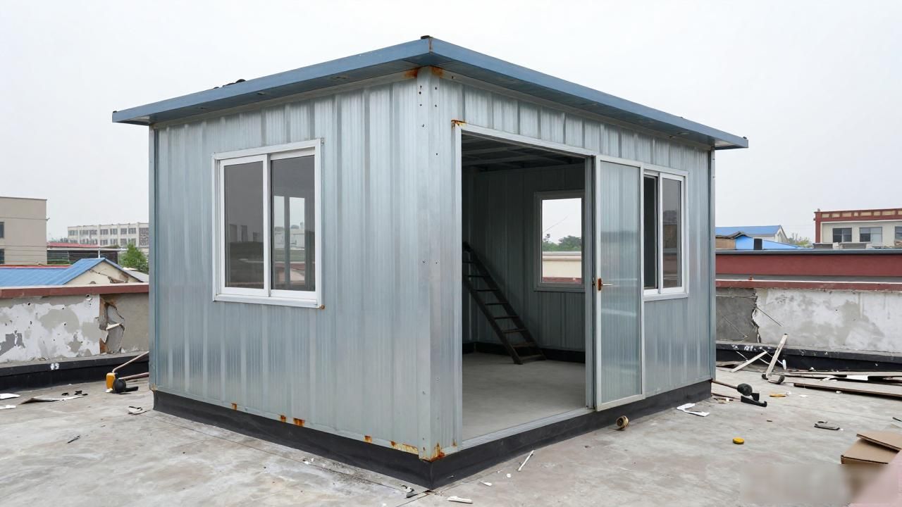 彩钢房房顶违建怎么处理？楼顶加盖拆除案例(图1)