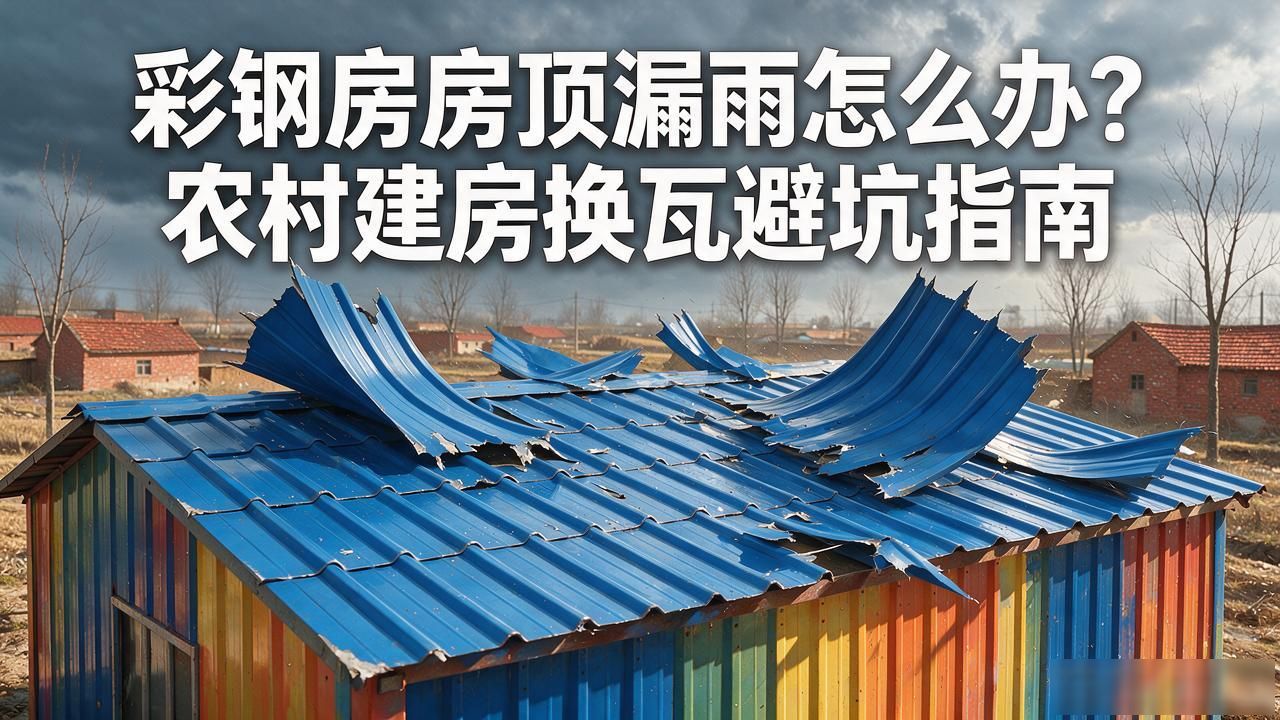 彩钢房房顶漏雨怎么办?农村建房换瓦避坑指南(图1)